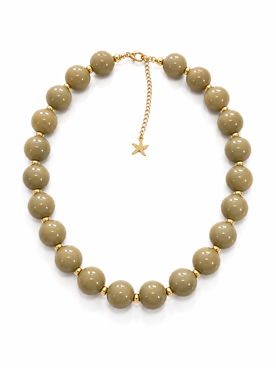Marea Viva Necklace -OLIVE
